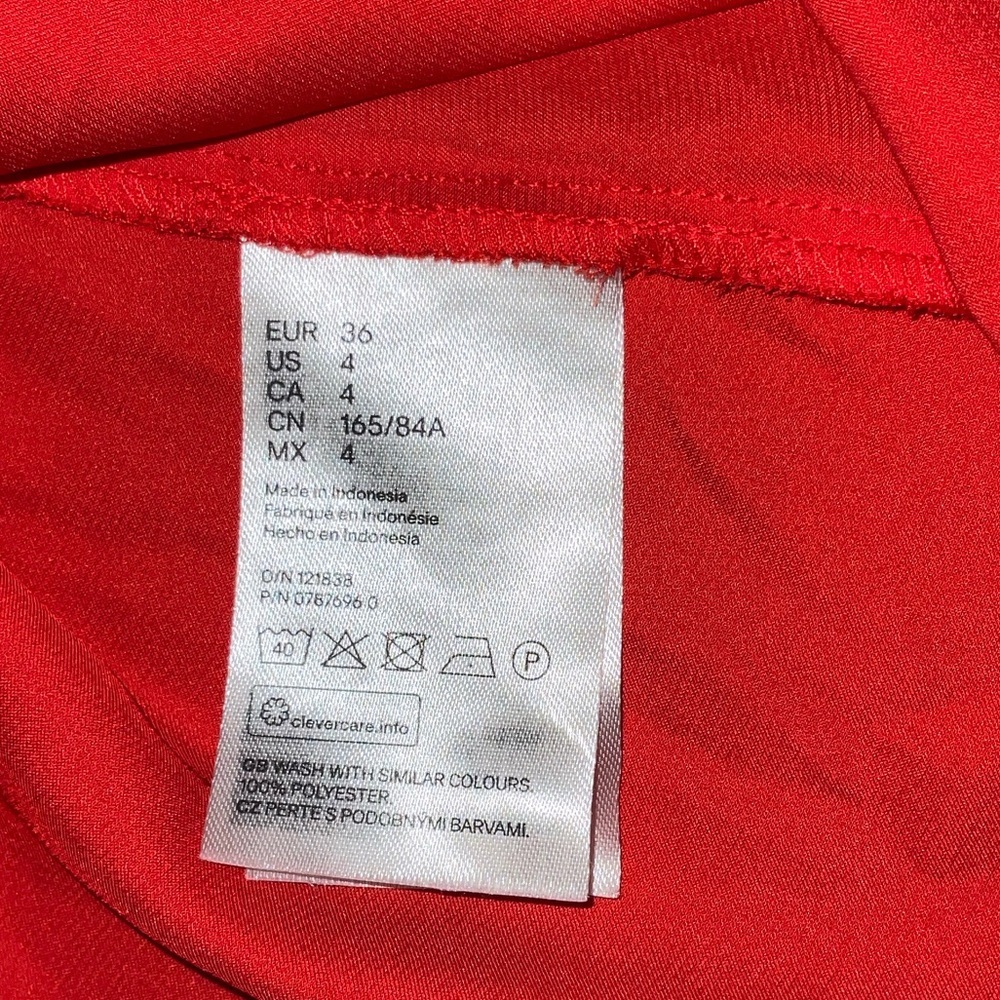 H&M Red Midi Dress - Picture 7 of 7